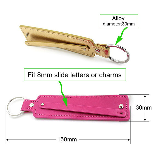 PU leather key chain
