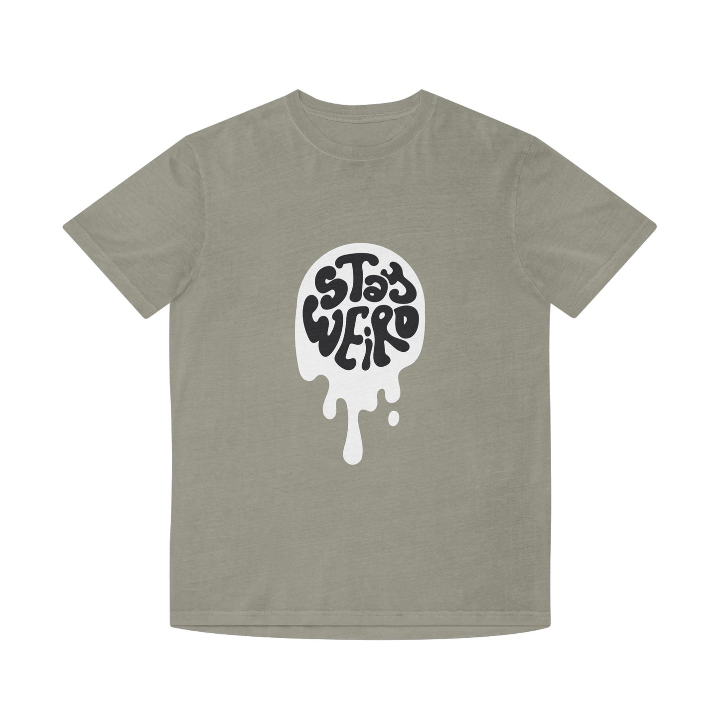 Stay Weird shirt | Retro Script Tee, Quirky Typography
