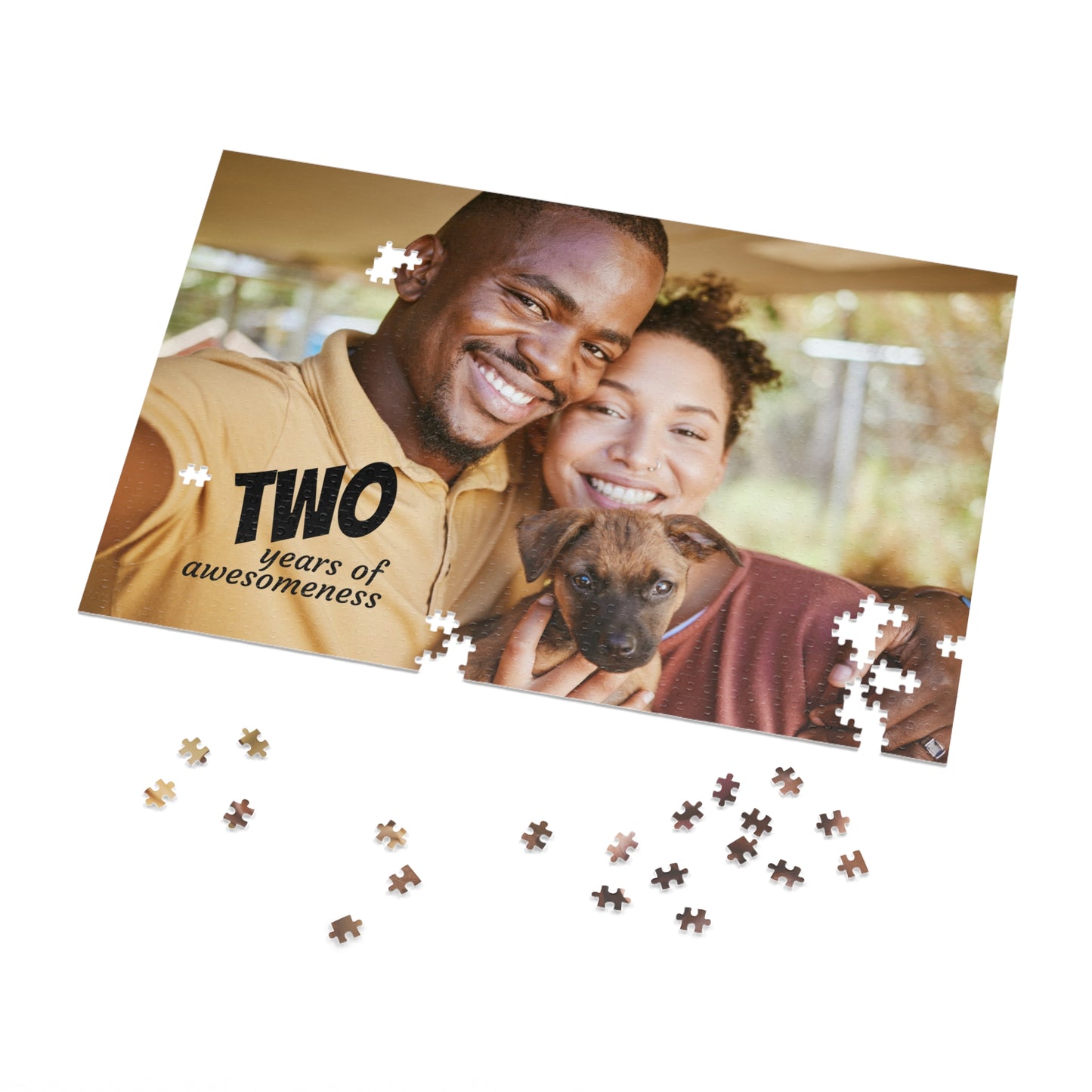 Custom Photo Puzzle with Tin | Personalized Photo Jigsaw Puzzle