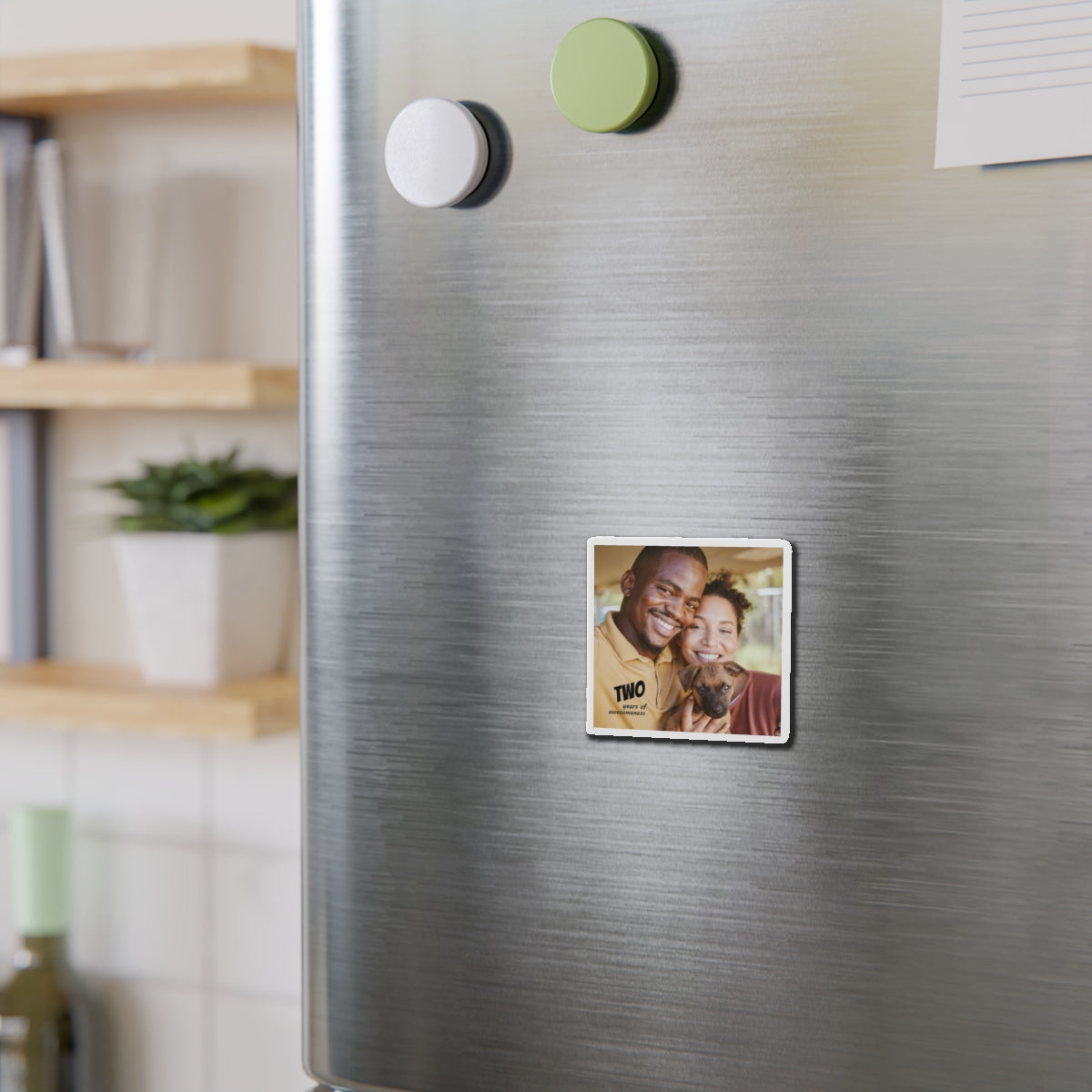 Years of Awesomeness Photo Magnet Die-Cut Magnet | Anniversary Photo Keepsake