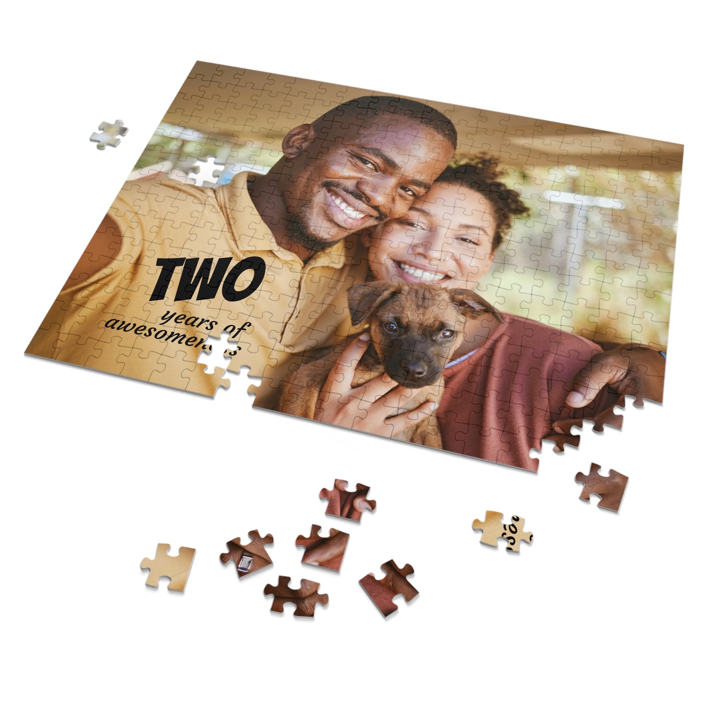 Custom Photo Puzzle with Tin | Personalized Photo Jigsaw Puzzle
