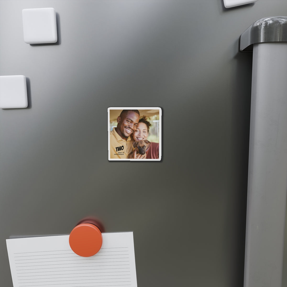 Years of Awesomeness Photo Magnet Die-Cut Magnet | Anniversary Photo Keepsake