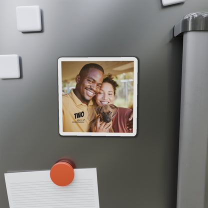 Years of Awesomeness Photo Magnet Die-Cut Magnet | Anniversary Photo Keepsake