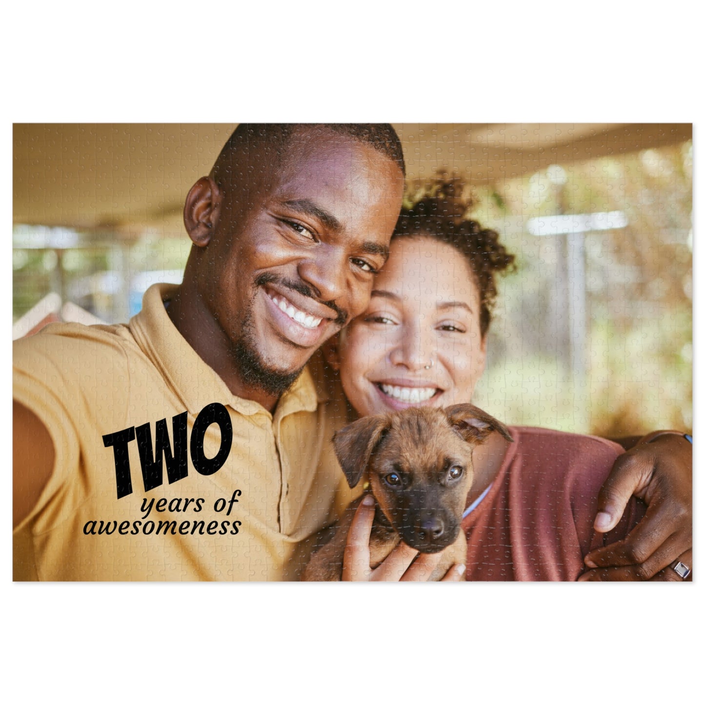 Custom Photo Puzzle with Tin | Personalized Photo Jigsaw Puzzle