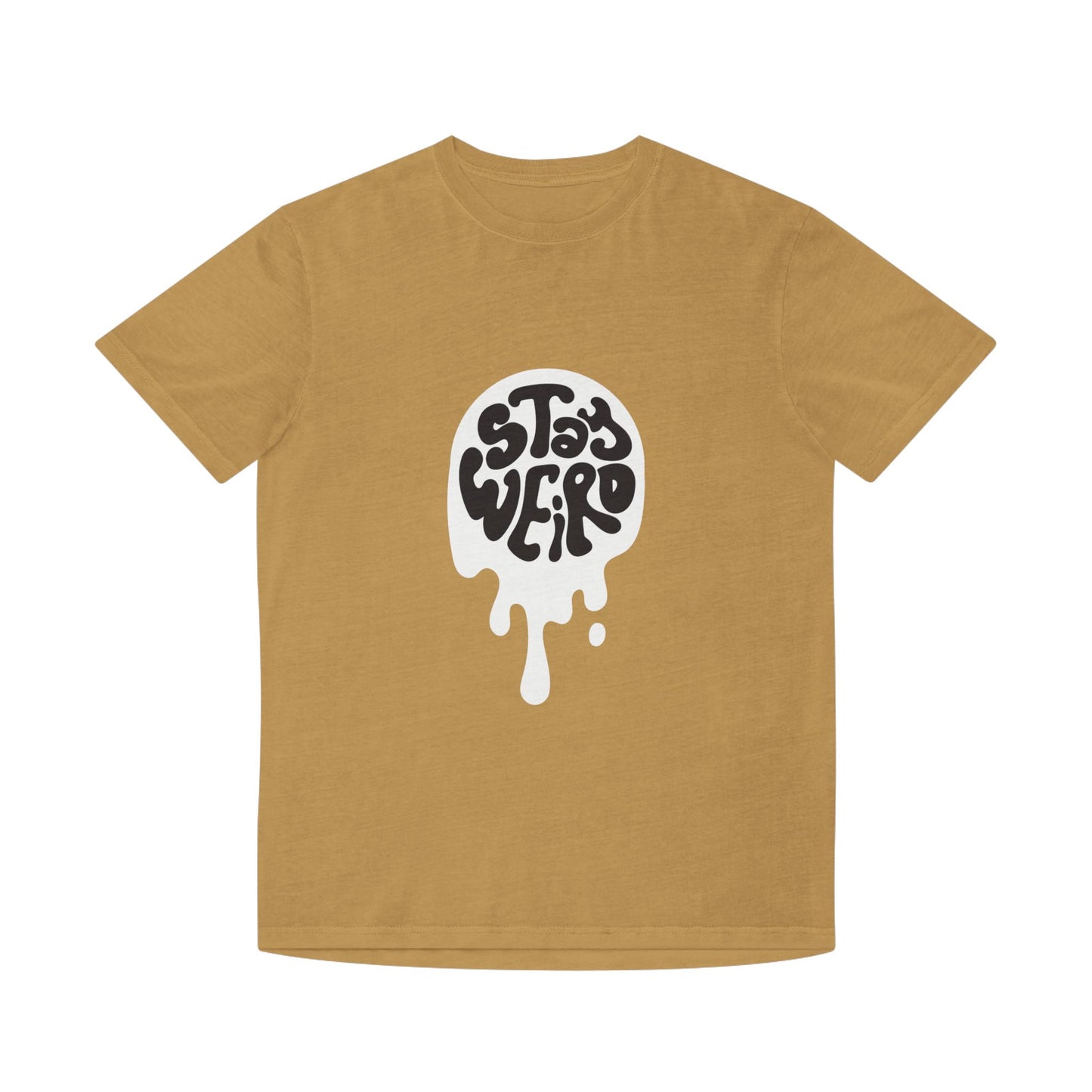 Stay Weird shirt | Retro Script Tee, Quirky Typography