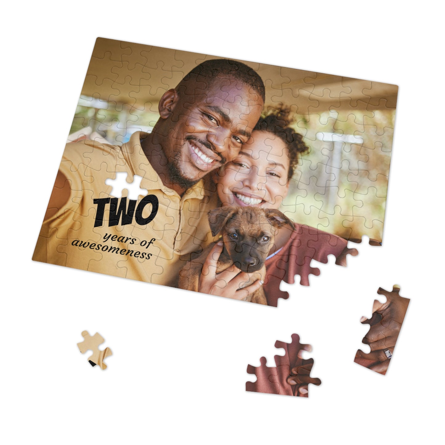 Custom Photo Puzzle with Tin | Personalized Photo Jigsaw Puzzle