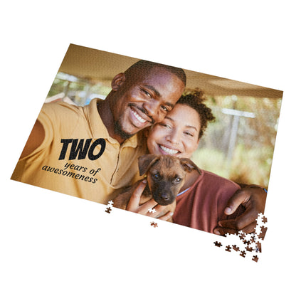 Custom Photo Puzzle with Tin | Personalized Photo Jigsaw Puzzle