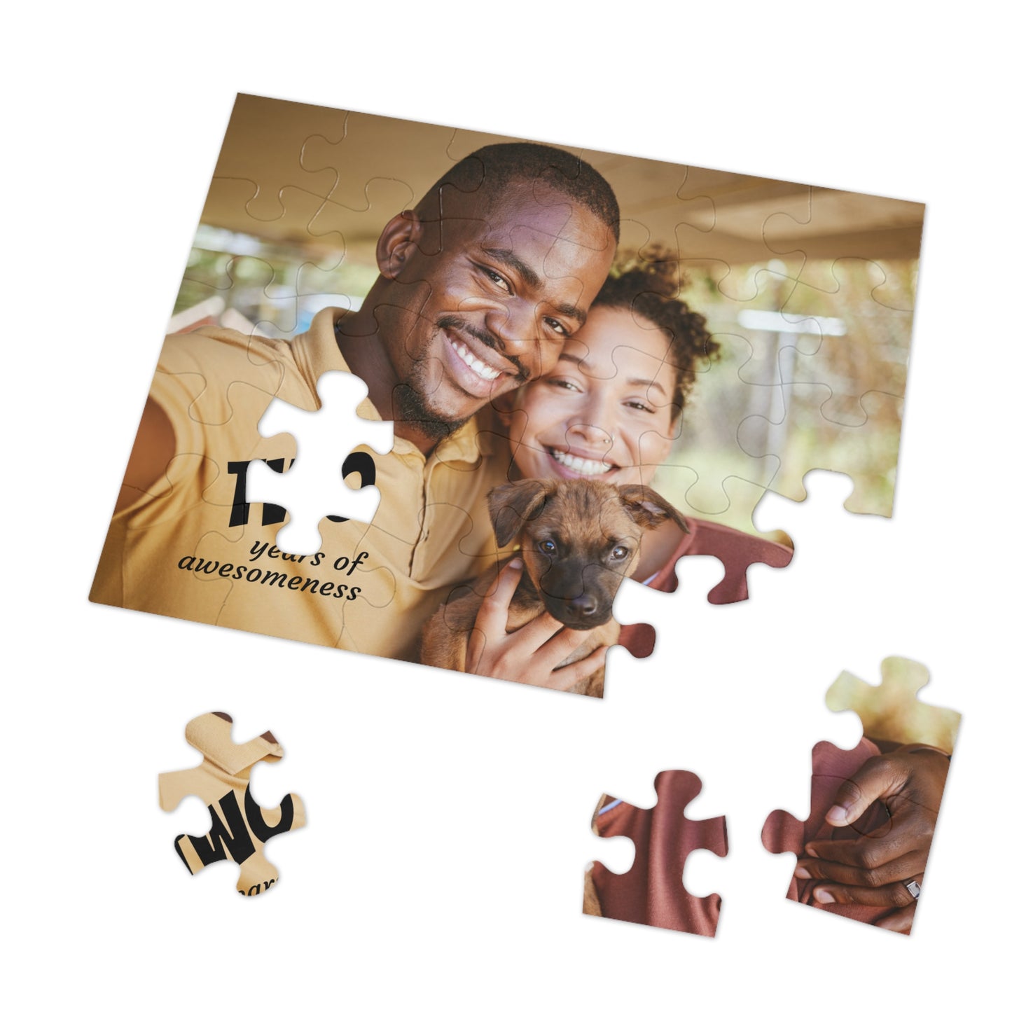 Custom Photo Puzzle with Tin | Personalized Photo Jigsaw Puzzle