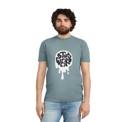 Stay Weird shirt | Retro Script Tee, Quirky Typography