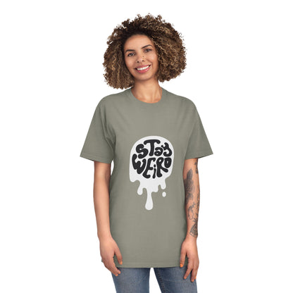Stay Weird shirt | Retro Script Tee, Quirky Typography