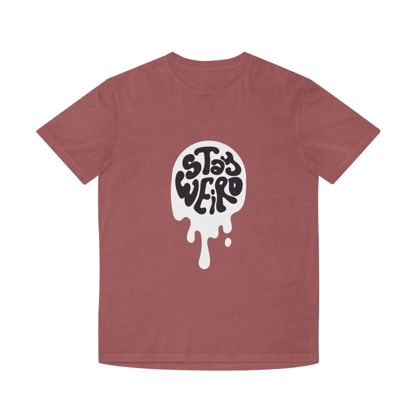 Stay Weird shirt | Retro Script Tee, Quirky Typography