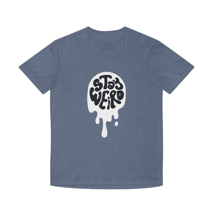 Stay Weird shirt | Retro Script Tee, Quirky Typography