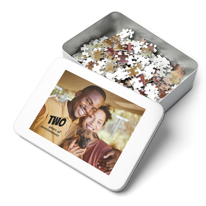 Custom Photo Puzzle with Tin | Personalized Photo Jigsaw Puzzle