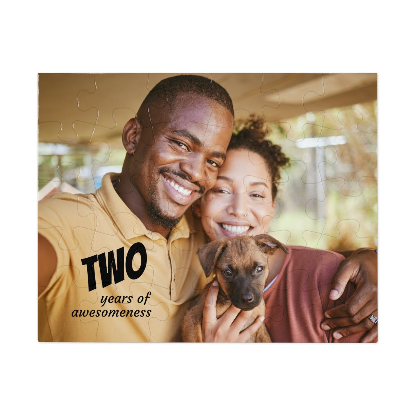 Custom Photo Puzzle with Tin | Personalized Photo Jigsaw Puzzle