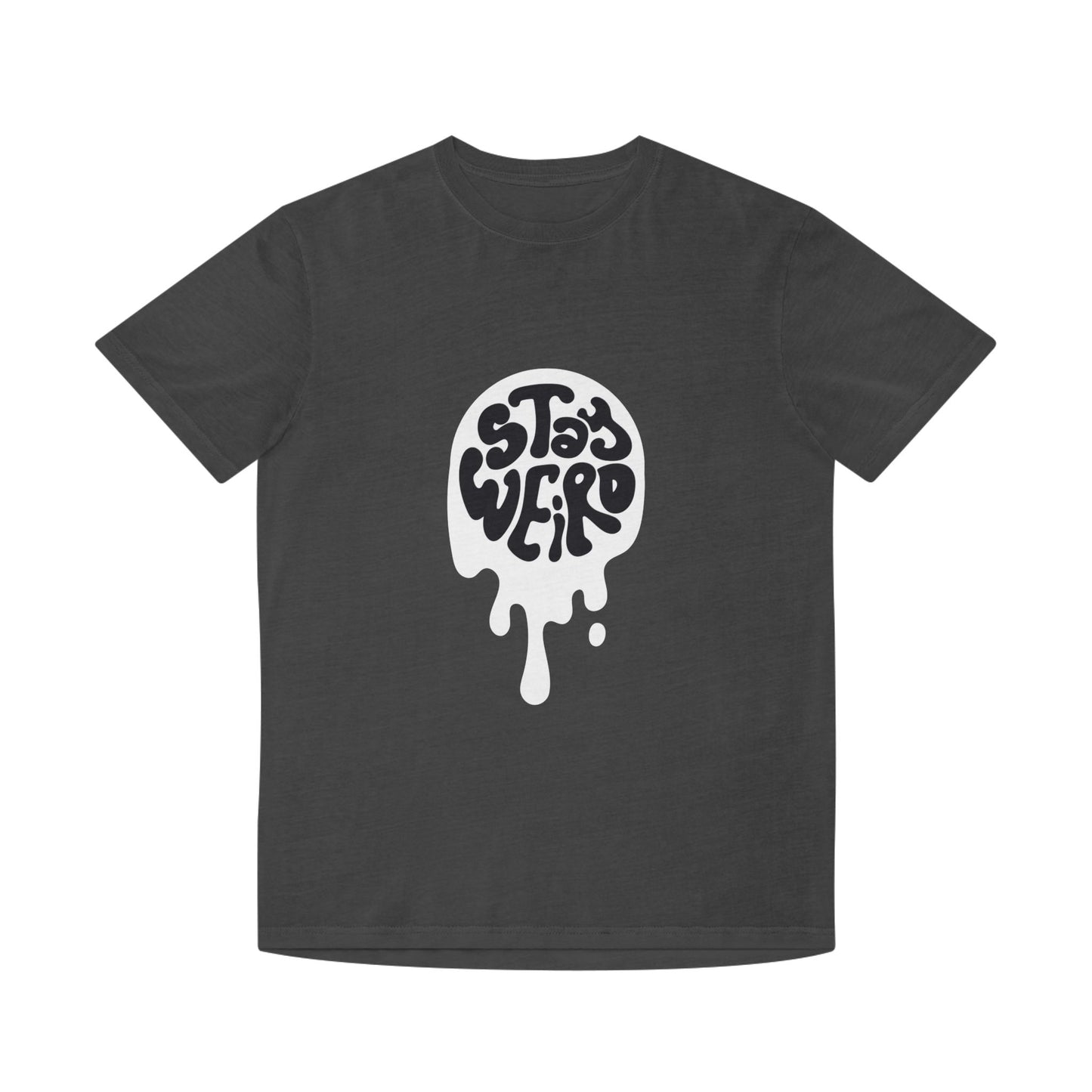 Stay Weird shirt | Retro Script Tee, Quirky Typography