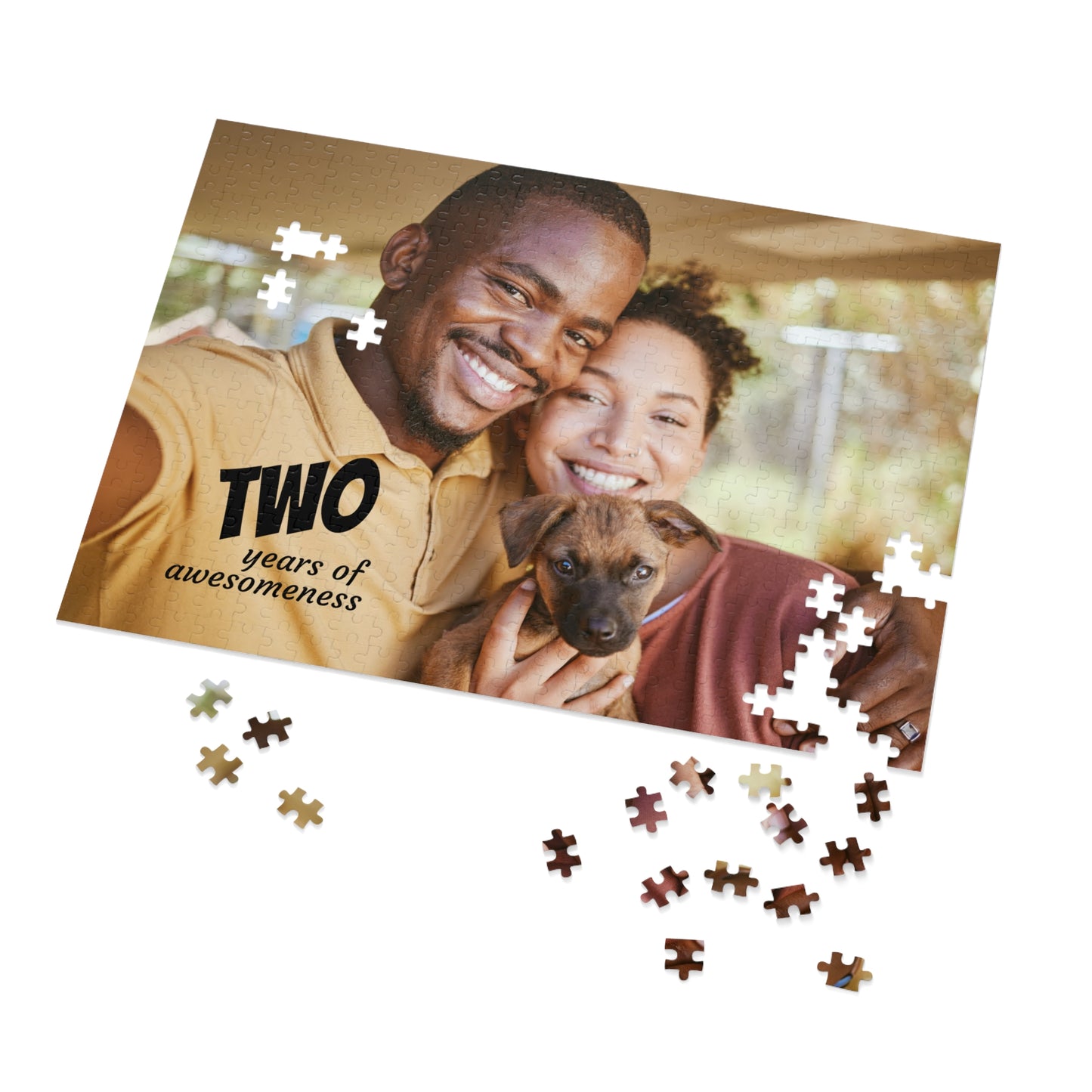 Custom Photo Puzzle with Tin | Personalized Photo Jigsaw Puzzle