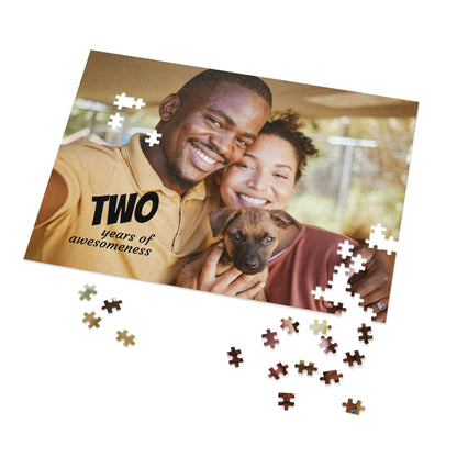 Custom Photo Puzzle with Tin | Personalized Photo Jigsaw Puzzle