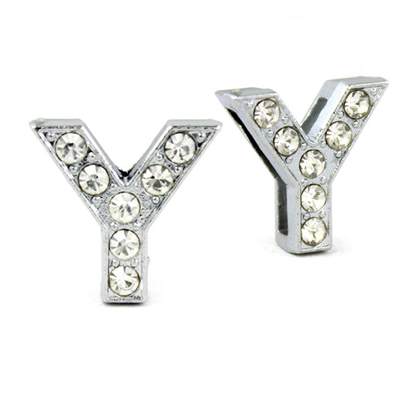 Silver Letters with Full Clear Rhinestone