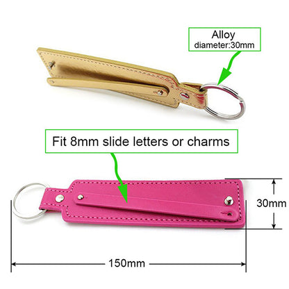 PU leather key chain